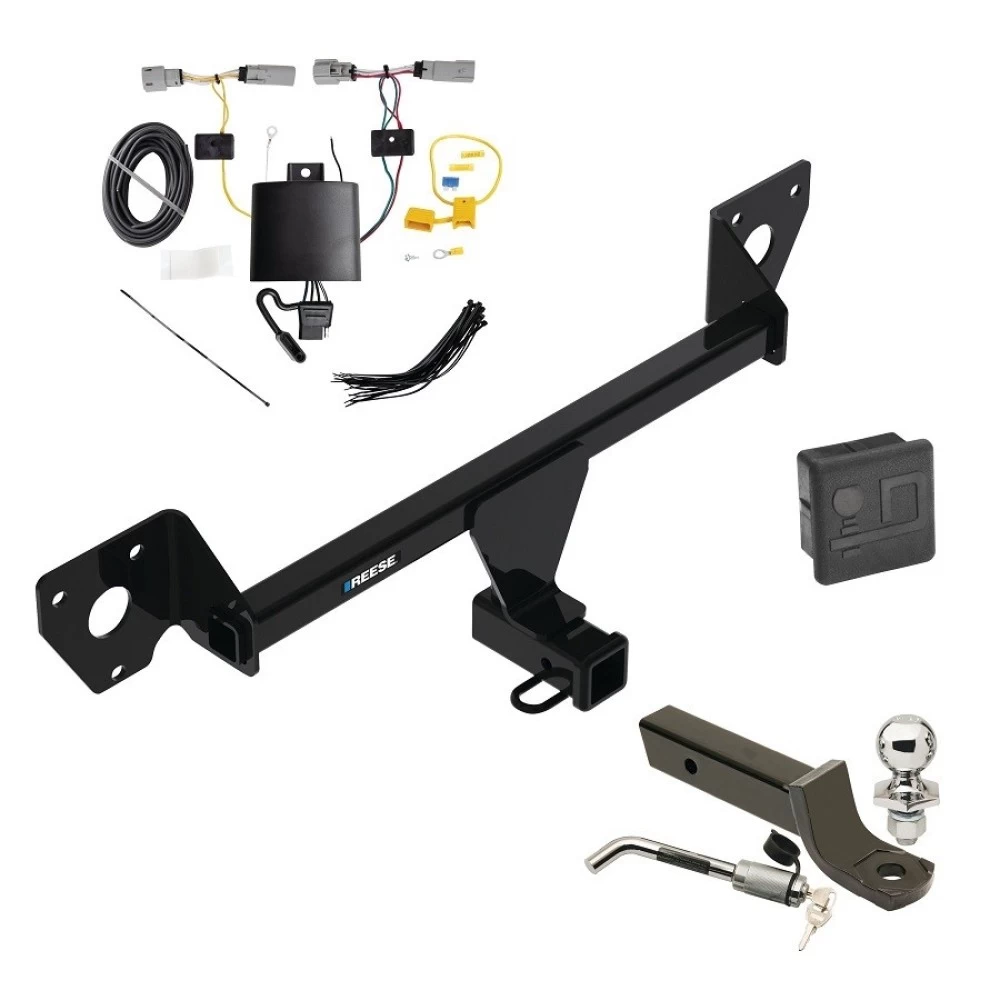 Reese Trailer Tow Hitch For 21-27 Chevrolet Trailblazer w/o LED Taillights Deluxe Package Wiring 2" Ball Mount and Lock