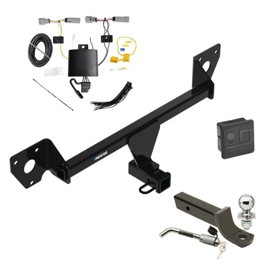 Reese Trailer Tow Hitch For 21-27 Chevrolet Trailblazer w/o LED Taillights Deluxe Package Wiring 2" Ball Mount and Lock