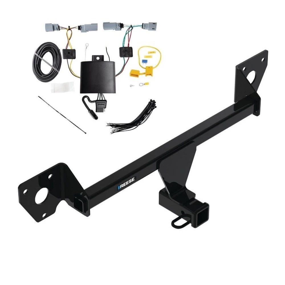 Reese Trailer Tow Hitch For 21-27 Chevy Trailblazer 20-23 Buick Encore GX w/ LED Taillights w/ Plug & Play Wiring Kit Class 3 2" Receiver