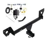 Reese Trailer Tow Hitch For 21-27 Chevy Trailblazer 20-23 Buick Encore GX w/ LED Taillights w/ Plug & Play Wiring Kit Class 3 2" Receiver