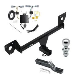 Reese Trailer Tow Hitch For 21-27 Chevy Trailblazer 20-23 Buick Encore GX w/ LED Taillights Class 3 2" Receiver Complete Package w/ Wiring and 1-7/8" Ball