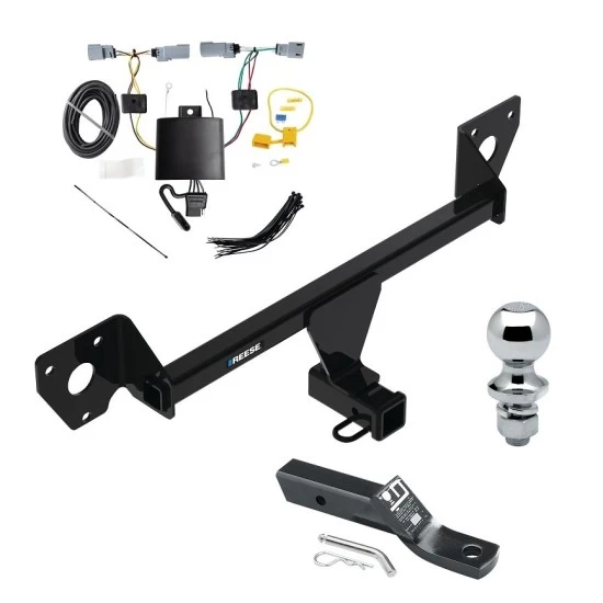 Reese Trailer Tow Hitch For 21-27 Chevy Trailblazer 20-23 Buick Encore GX w/ LED Taillights Class 3 2" Receiver Complete Package w/ Wiring and 1-7/8" Ball