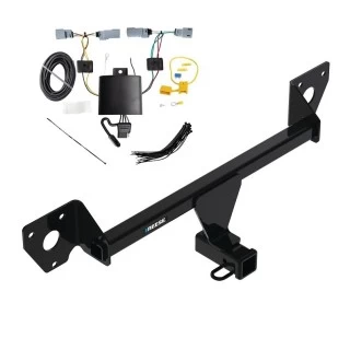 Reese Trailer Tow Hitch For 21-27 Chevy Trailblazer 20-23 Buick Encore GX w/ LED Taillights w/ Plug & Play Wiring Kit Class 3 2" Receiver