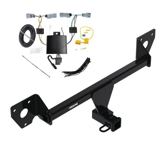 Reese Trailer Tow Hitch For 21-27 Chevy Trailblazer 20-23 Buick Encore GX w/ LED Taillights w/ Plug & Play Wiring Kit Class 3 2" Receiver