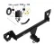 Reese Trailer Tow Hitch For 21-27 Chevy Trailblazer 20-23 Buick Encore GX w/ LED Taillights w/ Plug & Play Wiring Kit Class 3 2" Receiver
