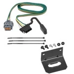 Reese Trailer Wiring and Bracket For 05-23 Nissan Frontier 05-07 Pathfinder 05-15 Xterra 09-12 Suzuki Equator Plug & Play 4-Flat Harness