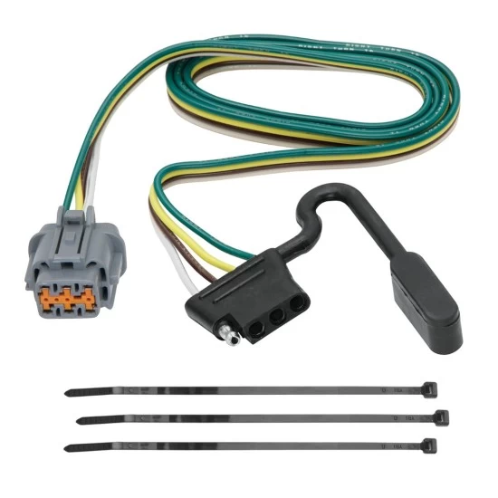Reese Trailer Wiring and Bracket w/ Light Tester For 05-23 Nissan Frontier 05-07 Pathfinder 05-15 Xterra 09-12 Suzuki Equator Plug & Play 4-Flat Harness