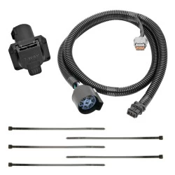 7-Way Trailer Wiring Harness Kit For 05-21 Nissan Frontier 05-12 Pathfinder 05-15 Xterra 09-12 Suzuki Equator