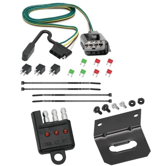 Plug and Play T-One Wiring Harness Connector 4-Flat Mounting Bracket 4-Flat Car End Tester w/ LED Display 85836 118144 20114 Reese Towpower Trailer Wiring and Bracket Light Tester 13-17 Buick Enclave Chevrolet Traverse 13-16 GMC Acadia 2017 Plug Play 4-Fl Reese Trailer Wiring and Bracket w/ Light Tester 13-17 Buick Enclave Chevrolet Traverse 13-16 GMC Acadia 2017 Plug & Play 4-Flat Harness