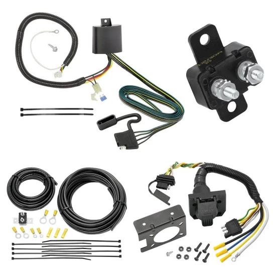 Trailer Hitch 7 Way RV Wiring Kit For 17-22 Honda CR-V Plug Prong Pin Brake Control Ready