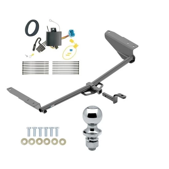 Reese Trailer Tow Hitch For 18-23 Honda Odyssey w/o Fuse Provisions Complete Package w/ Wiring Draw Bar and 1-7/8" Ball