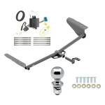 Reese Trailer Tow Hitch For 18-23 Honda Odyssey w/o Fuse Provisions Complete Package w/ Wiring Draw Bar and 2" Ball