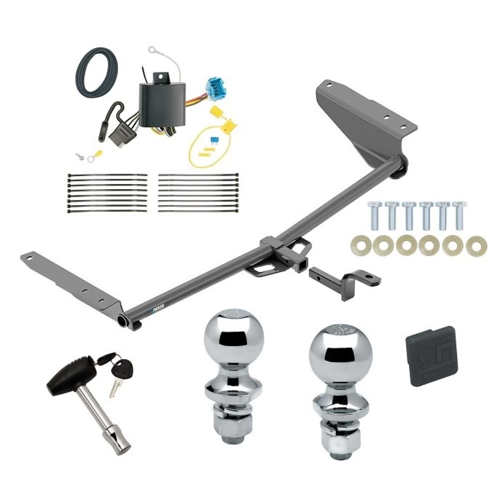 Reese Trailer Tow Hitch For 18-23 Honda Odyssey w/o Fuse Provisions Deluxe Package Wiring 2" and 1-7/8" Ball and Lock