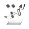 Reese Trailer Tow Hitch For 18-25 GMC Terrain Chevy Equinox Gasoline, w/ Factory Tow PKG Complete Package w/ Wiring Draw Bar and 1-7/8" Ball