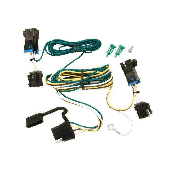 Trailer Hitch Tow Package w/ 7-Way RV Wiring For 03-27 Chevy Express GMC Savana 1500 2500 3500 w/ 2" Drop Mount 2" Ball Class 3 2" Receiver Reese