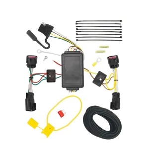 Trailer Hitch Tow Package w/ 7-Way RV Wiring For 10-17 Chevrolet Equinox GMC Terrain w/ 2" Drop Mount 2" Ball Class 3 2" Receiver Reese
