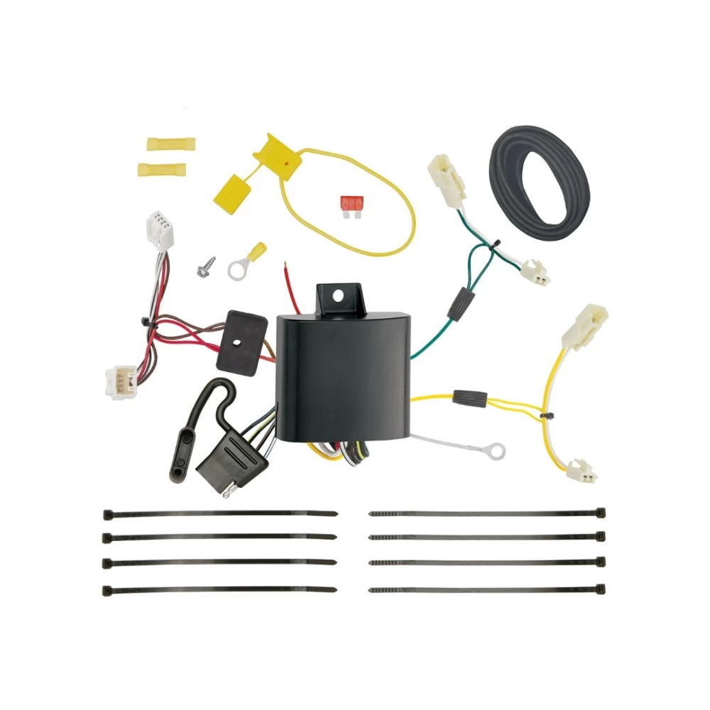 Trailer Hitch Tow Package w/ 7-Way RV Wiring For 11-14 Toyota Sienna (15-20 SE ONLY) w/ 2" Drop Mount 2" Ball Class 3 2" Receiver Reese