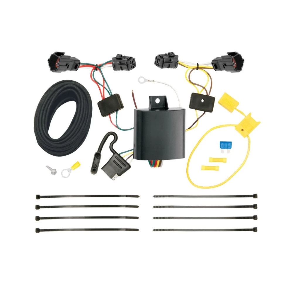 Ultimate Tow Package For 16-20 KIA Sorento 4 Cyl. Trailer Hitch w/ Wiring 2" Drop Mount Dual 2" and 1-7/8" Ball Lock Bracket Cover 2" Receiver Reese
