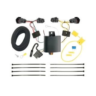 Ultimate Tow Package For 16-20 KIA Sorento 4 Cyl. Trailer Hitch w/ Wiring 2" Drop Mount Dual 2" and 1-7/8" Ball Lock Bracket Cover 2" Receiver Reese