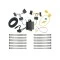 Custom Fit Trailer Hitch Wiring Harness (Plug & Play) Trailer Connector Adapter Brake Control Wiring Kit Circuit Breaker Installation Hardware Installation Instructions 44576 85343 20506 7012a 118650 Reese Trailer Hitch 7-Way RV Wiring 07-13 Mercedes Trailer Hitch w/ 7-Way RV Wiring For 07-13 Mercedes-Benz Sprinter 2500 3500 Class 4 2" Receiver Reese