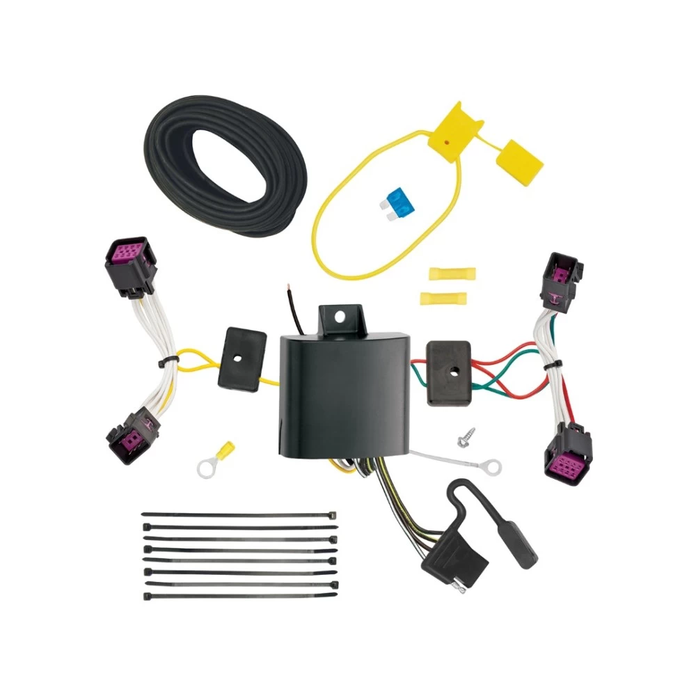 Reese Trailer Tow Hitch For 16-22 Chevrolet Spark Complete Package w/ Wiring Draw Bar and 2" Ball