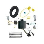 Trailer Hitch Tow Package w/ 7-Way RV Wiring For 17-20 Chrysler Pacifica LX Touring 20-23 Voyager Except Hybrid w/ 2" Drop Mount 2" Ball Class 3 Reese