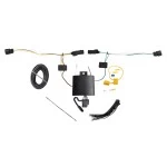Trailer Hitch Tow Package w/ 7-Way RV Wiring For 21-23 Chrysler Pacifica Except Hybrid w/ 2" Drop Mount 2" Ball Class 3 2" Receiver Reese