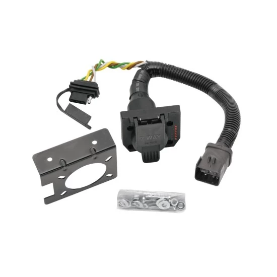 Custom Fit Trailer HitchTow Harness Wiring Package (7-Way) 2" Drop Ball-Mount w/ Pin/Clip 2" Chrome Ball 7-Way Mounting Bracket Installation Hardware Installation Instructions 44576 20135 21536 Reese Trailer Hitch Tow Package 7-Way RV Wiring 07- Trailer Hitch Tow Package w/ 7-Way RV Wiring For 07-13 Freightliner Dodge Sprinter 2500 3500 w/ 2" Drop Mount 2" Ball Class 4 2" Receiver w/Factory 7-Way Reese