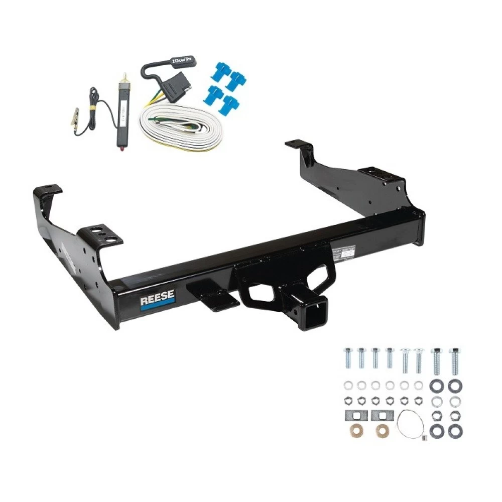 Trailer Hitch w/ Wiring For 99-23 F-450 F-550 99-00 F-350 Class 4 2" Tow Receiver Reese Tekonsha