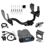 Trailer Hitch Tow Package Prodigy P3 Brake Control For 04-05 Ford F-150 06-06 Lincoln Mark LT w/ 7-Way RV Wiring 2" Drop Mount 2" Ball Class 4 2" Receiver Reese Tekonsha