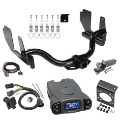 Trailer Hitch Tow Package Prodigy P3 Brake Control For 04-05 Ford F-150 06-06 Lincoln Mark LT w/ 7-Way RV Wiring 2" Drop Mount 2" Ball Class 4 2" Receiver Reese Tekonsha