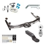 Class 5 13K Tow Package For 01-10 Chevy Silverado GMC Sierra 2500 HD 3500 HD 07-07 Classic Trailer Hitch w/ Wiring 2-5/16" Ball 2" Drop Mount 2" Receiver