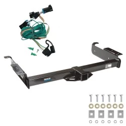 Trailer Hitch w/ Wiring For 96-99 Chevy Express GMC Savana 1500 2500 3500 Class 3 2" Tow Receiver Reese Tekonsha