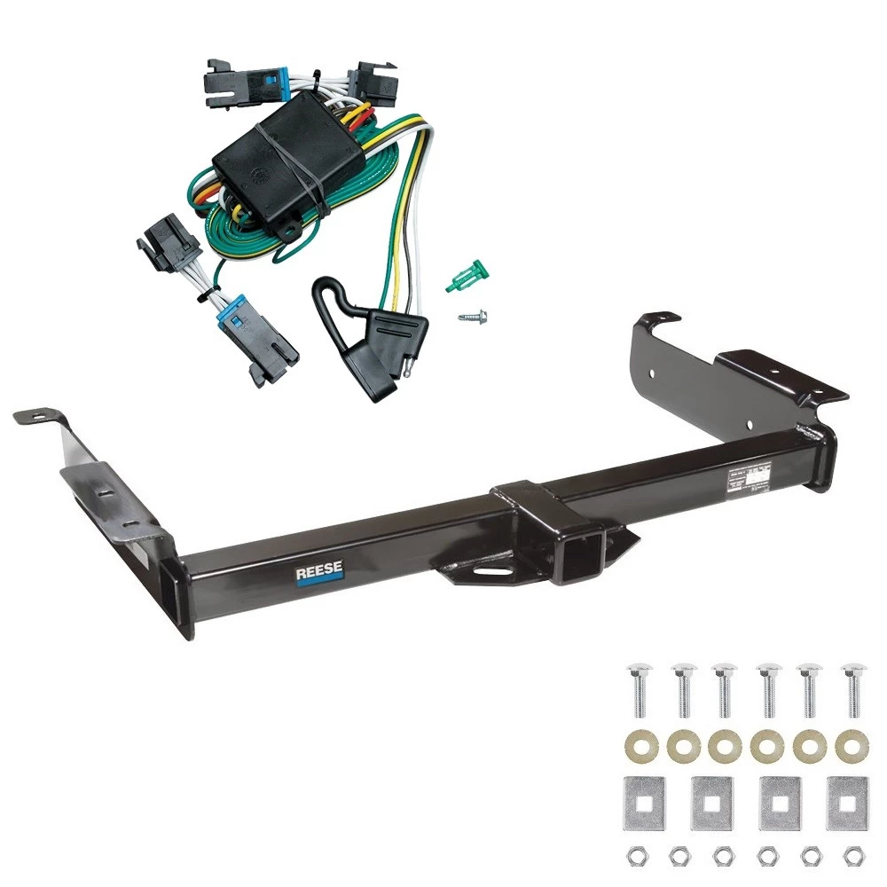 Reese Trailer Tow Hitch For 00-02 Chevrolet Express GMC Savana 1500 2500 3500 w/ Wiring Harness Kit