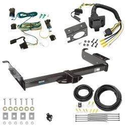 Trailer Hitch w/ 7-Way RV Wiring For 03-27 Chevy Express GMC Savana 1500 2500 3500 Class 3 2" Receiver Reese