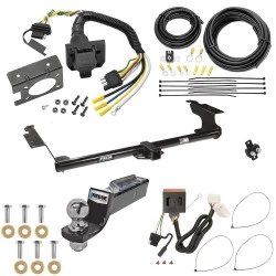 Trailer Hitch Tow Package w/ 7-Way RV Wiring For 11-17 Honda Odyssey All Models w/ 2" Drop Mount 2" Ball Class 3 2" Receiver Reese