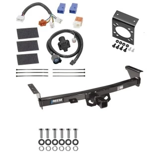 Trailer Hitch w/ 7-Way RV Wiring For 05-24 Nissan Frontier 09-12 Suzuki Equator Class 3 2" Receiver All Models Reese