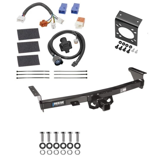 Trailer Hitch w/ 7-Way RV Wiring For 05-24 Nissan Frontier 09-12 Suzuki Equator Class 3 2" Receiver All Models Reese