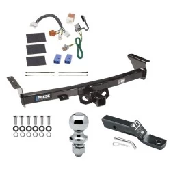 Reese Trailer Tow Hitch For 05-26 Nissan Frontier 09-12 Suzuki Equator 2" Receiver Complete Package w/ Wiring and 1-7/8" Ball