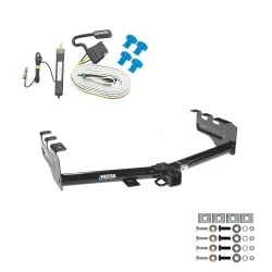 Trailer Hitch w/ Wiring For 99-13 Chevy Silverado GMC Sierra 1500 HD 99-04 2500 LD (07-07 Classic) Standard or Step Bumper Class 4 2" Tow Receiver Reese Tekonsha