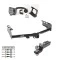Trailer Hitch Tow Package w/ 7-Way RV Wiring For 99-13 Chevy Silverado GMC Sierra 1500 HD 99-04 2500 LD (07-07 Classic) Standard or Step Bumper w/ 2" Drop Mount 2" Ball Class 4 2" Receiver Reese