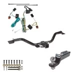 Tow Package For 07-12 GMC Acadia All Models Trailer Hitch w/ Wiring 2" Drop Mount 2" Ball 2" Receiver Reese