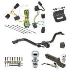 Ultimate Tow Package For 08-12 Buick Enclave 09-12 Chevrolet Traverse Trailer Hitch w/ Wiring 2" Drop Mount Dual 2" and 1-7/8" Ball Lock Bracket Cover 2" Receiver Reese