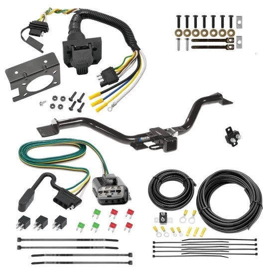 Custom Fit Trailer Hitch Wiring Harness (Plug & Play) Trailer Connector Adapter Brake Control Wiring Kit Circuit Breaker Installation Hardware Installation Instructions 44569 85343 20506 7012a 118270 Reese Trailer Hitch 7-Way RV Wiring 17-17 GMC Acad Trailer Hitch w/ 7-Way RV Wiring For 17-17 GMC Acadia Limited Class 3 2" Receiver All Models Reese