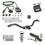 Ultimate Tow Package For 13-17 GMC Acadia Limited Buick Enclave Chevy Traverse Trailer Hitch w/ Wiring 2" Drop Mount Dual 2" and 1-7/8" Ball Lock Bracket Cover 2" Receiver Reese