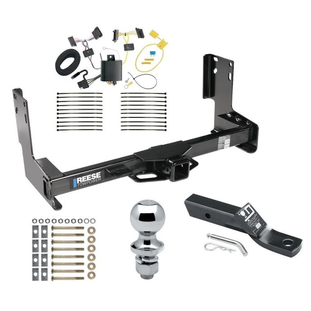 Reese Trailer Tow Hitch For 14-25 Freightliner Mercedes-Benz Sprinter 1500 2500 3500 w/o Factory Step Bumper 2" Receiver Complete Package w/ Wiring and 1-7/8" Ball