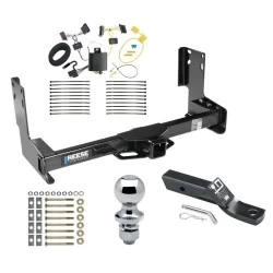 Reese Trailer Tow Hitch For 14-25 Freightliner Mercedes-Benz Sprinter 1500 2500 3500 w/o Factory Step Bumper 2" Receiver Complete Package w/ Wiring and 1-7/8" Ball