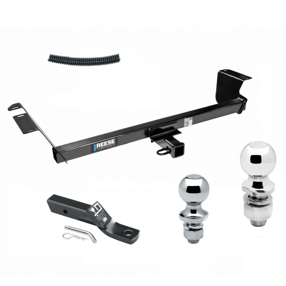 Reese Trailer Tow Hitch For 08-20 Dodge Grand Caravan 08-16 Chrysler Town and Country 2021 Grand Caravan 12-15 Ram C/V 09-14 VW Routan w/ 1-7/8" and 2" Ball