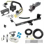 Trailer Hitch Tow Package w/ 7-Way RV Wiring For 13-14 Volkswagen Routan All Models w/ 2" Drop Mount 2" Ball Class 3 2" Receiver Reese