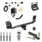 Ultimate Tow Package For 15-18 BMW X5 All Models Trailer Hitch w/ Wiring 2" Drop Mount Dual 2" and 1-7/8" Ball Lock Bracket Cover 2" Receiver Reese